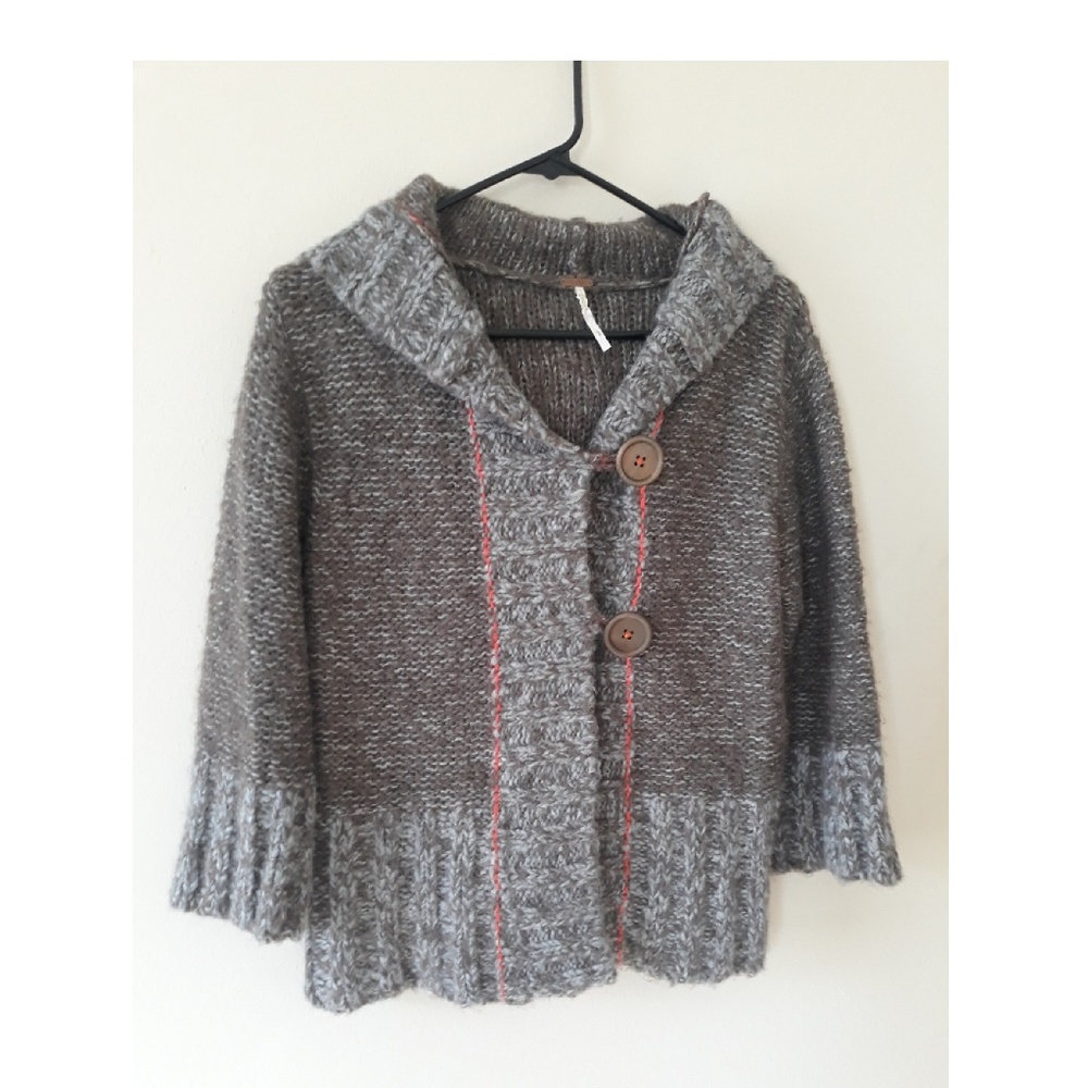 Free People Hooded Cardigan